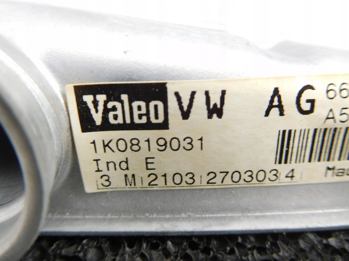 фото №6, Отопитель теплообменник тепло vag vw audi 1k0819031