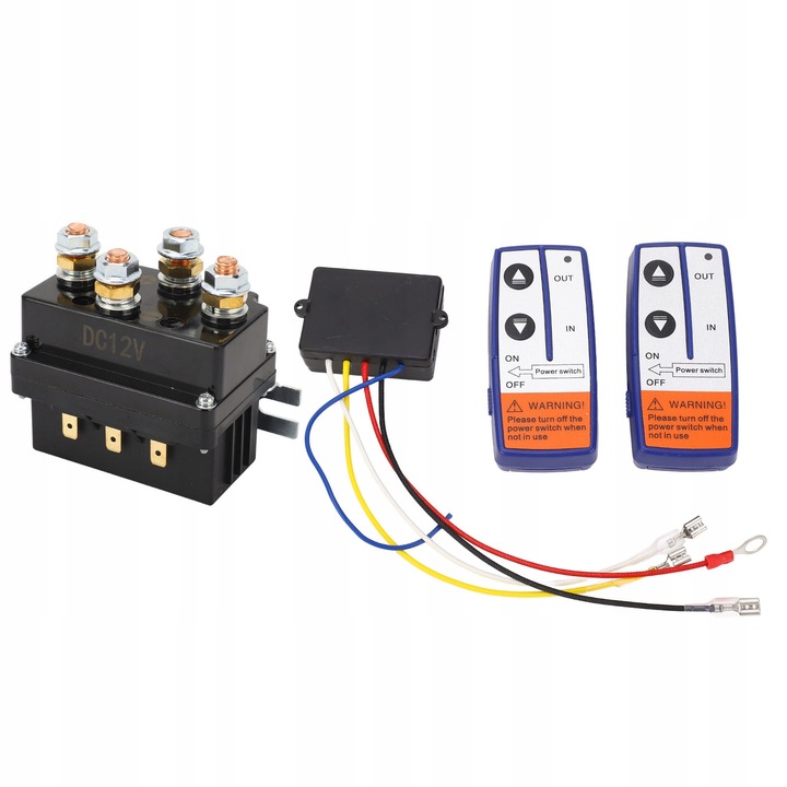 фото №12, Реле лебідка 500a контактор 12v 30w