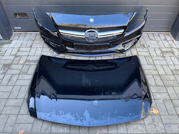 фото №6, Mercedes a w176 45 amg рестайлинг бампер капот перед