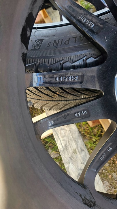 фото №12, Диски mercedes audi 18" 8.5j et40 шини зимовий michelin 235/50/18 2019 r
