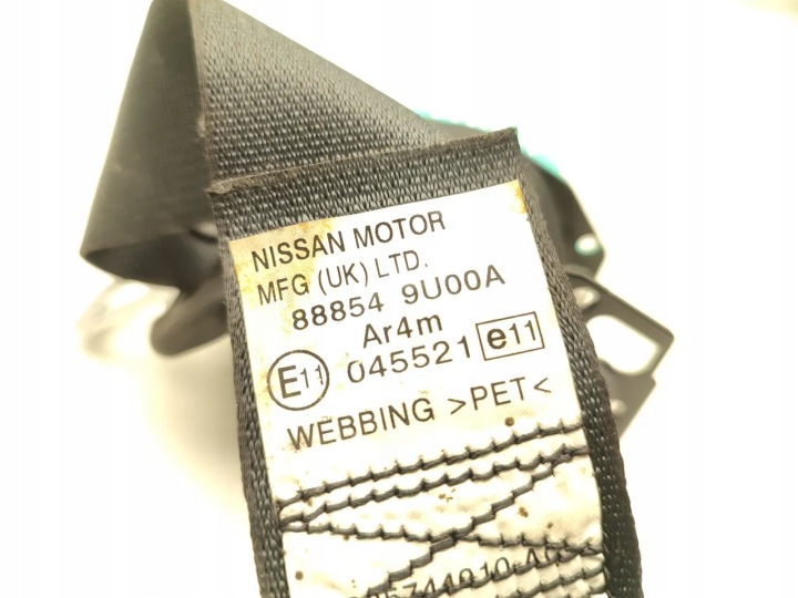 фото №7, Nissan note pas безпеки сидіння заднього середнього 2013 mpv 4/5dr 1.6