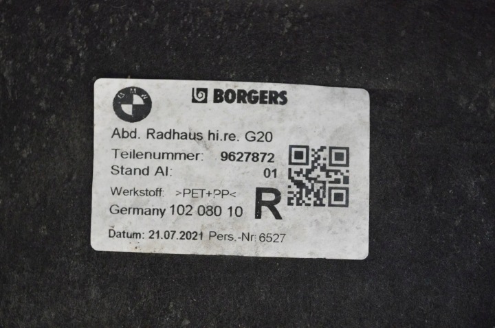 фото №5, Bmw 3 touring g21 праве задні підкрилок 2021 9627872