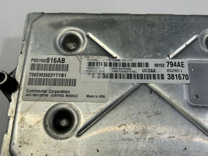 фото №6, Блок управления  модуль компьютер двигателя ecu dodge ram 1500 5.7 2013-