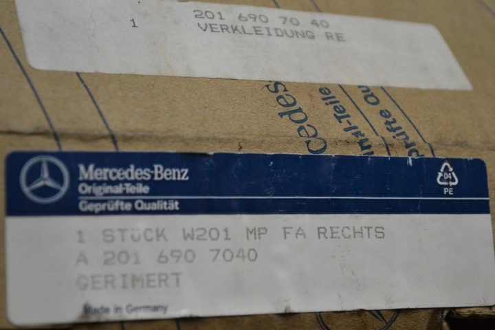 фото №10, Mercedes w201 190 планка двері права перед