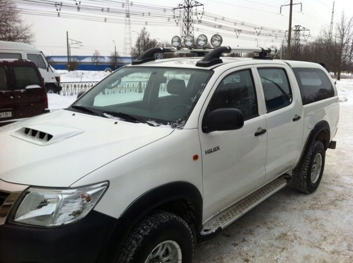 фото №6, Vw amarok mitsubishi l 200 toyota hilux рейлінги обладнання трубами