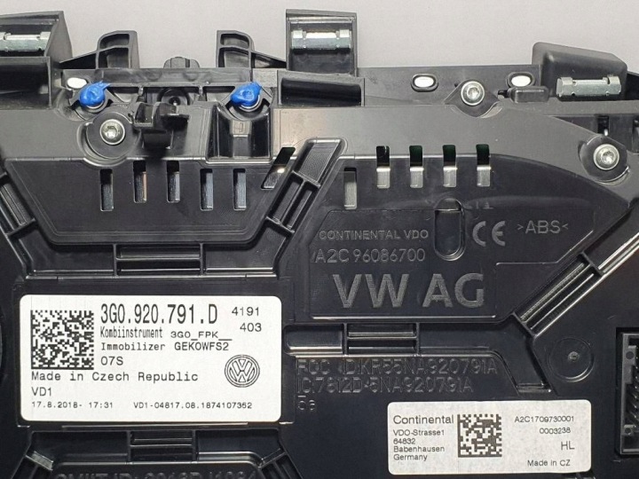 фото №9, Спідометр  прилади віртуальний cockpit led vw passat b8 arteon 3g0920791d європа