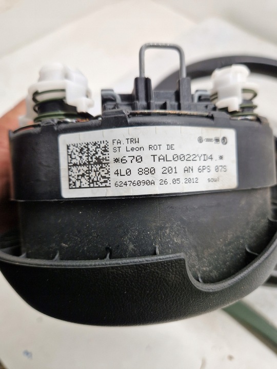 фото №10, Audi q7 4l рестайлінг кермо подушка водія подушка безпеки 4l0419091ar 4l0880201an