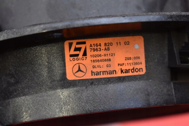 фото №6, Динамик harman кардон левое зад aa1648201102 mercedes r-klasa w251 05-10