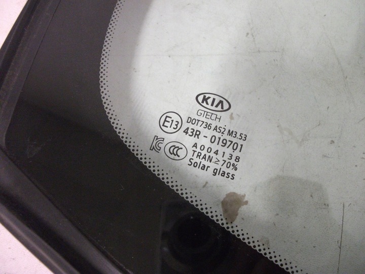 фото №3, Стекло дверь зад правый kia stinger 83583-j5000