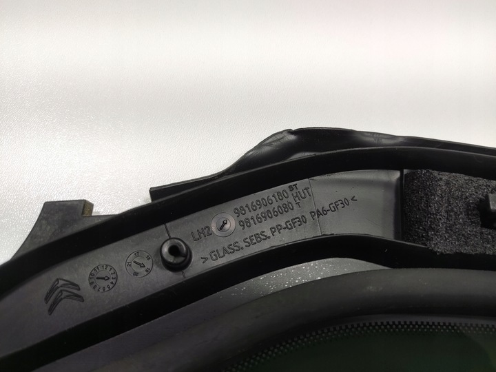 фото №6, Скло двері ліва лівий зад citroen c5 aircross 2017-2022 9816906180