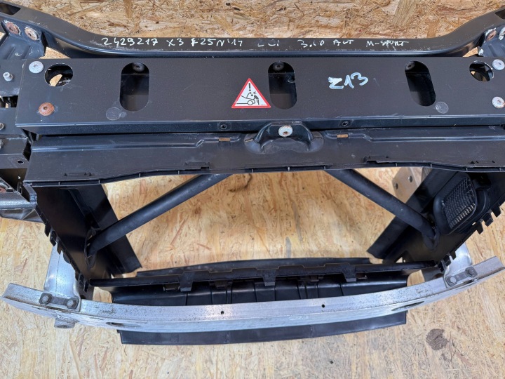 фото №9, Передняя панель усилитель балка замки bmw x3 f25 x4 f26