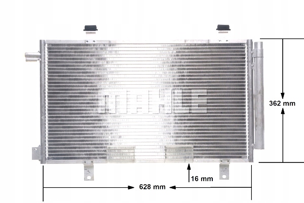 фото №9, Конденсатор кондиціонера fiat sedici suzuki swift iii sx4 1.5-1.9d