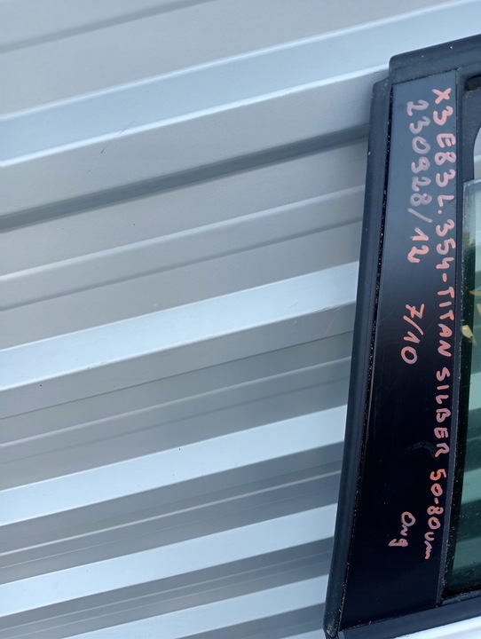 фото №11, Дверь левый зад bmw x3 e83 354 titan серебро