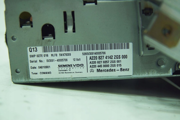 фото №7, Команд магнитола a2208274142 mercedes cl w215 рестайлинг