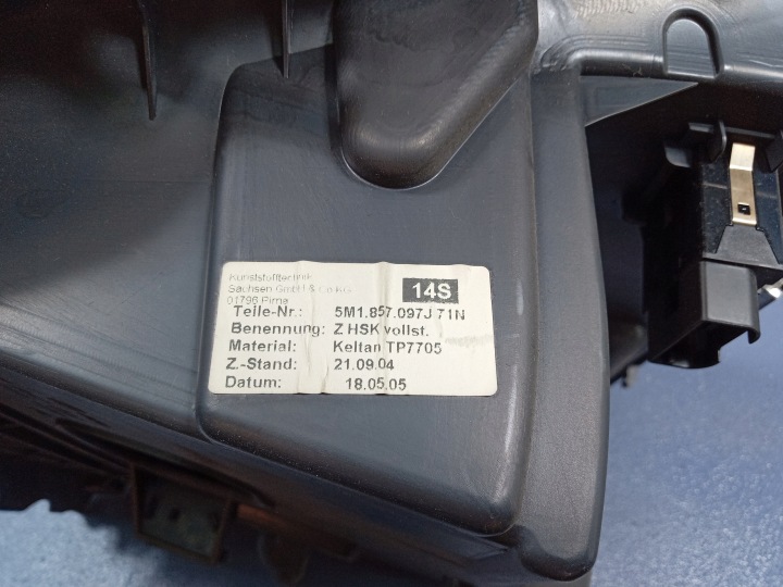 фото №7, Vw golf v plus бардачок пасажира eu 5m1857097