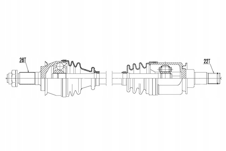фото №1, Полуось приводная mini cooper 2002-07.2004 левая