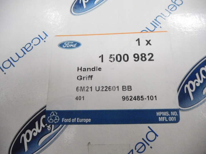 фото №8, Ручка дверей ліві перед ford galaxy s-max oem номер 1500982
