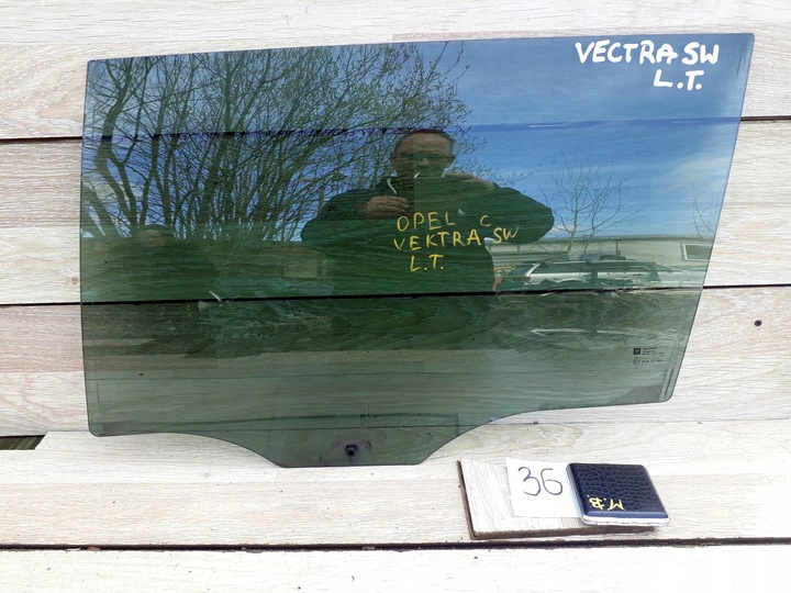 фото №1, Стекло боковая левый зад тонированная opel vectra c универсал