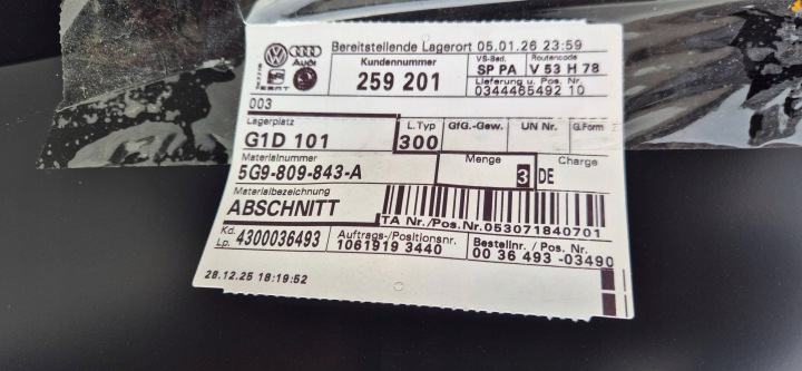 фото №12, Vw golf vii 5g9 12-19 універсал крило обшивка ліве зад новий org