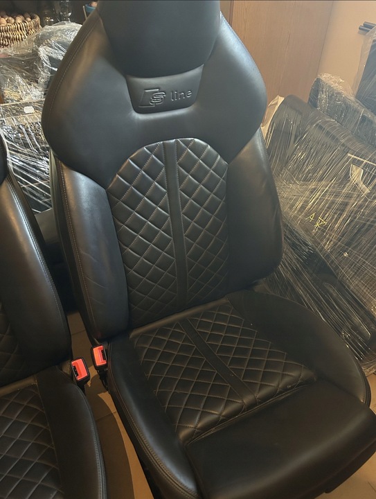 фото №6, Сидіння audi a7 c7 s-line компетиція шкіра алькантара обшивки s7 rs7 a6 s6