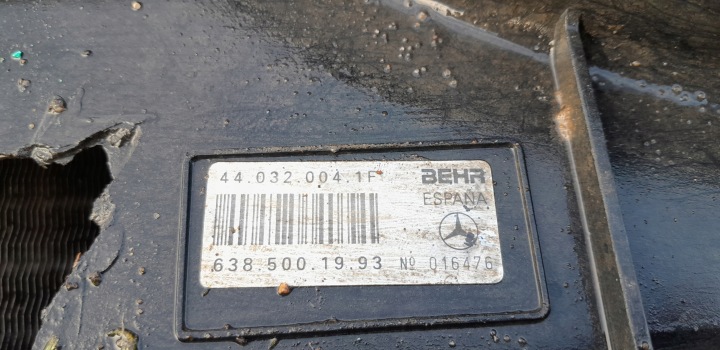 фото №10, Радіатор основний  вентилятор mercedes vito w638 2.2 cdi