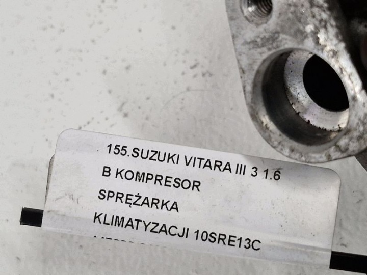 фото №9, Suzuki vitara iii 3 1.6 b компресор кондиціонера 10sre13c