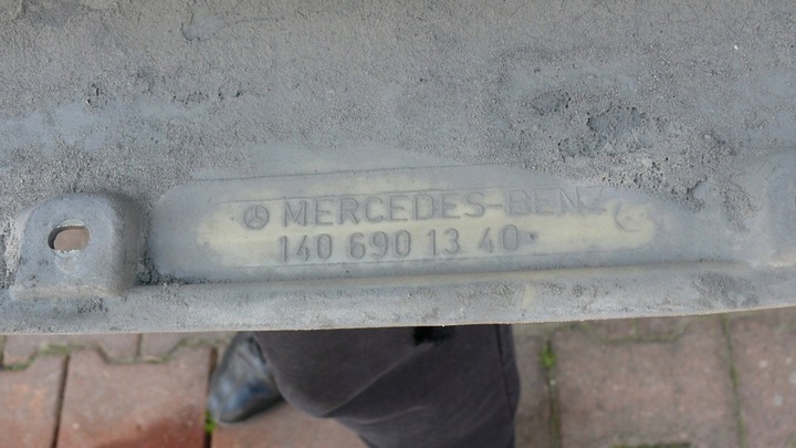 фото №7, Планка накладка порога пороговая левая mercedes w140