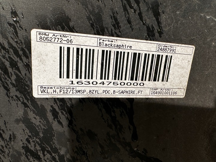 фото №12, Bmw 6 f12 m набор бампер зад задний 8052772