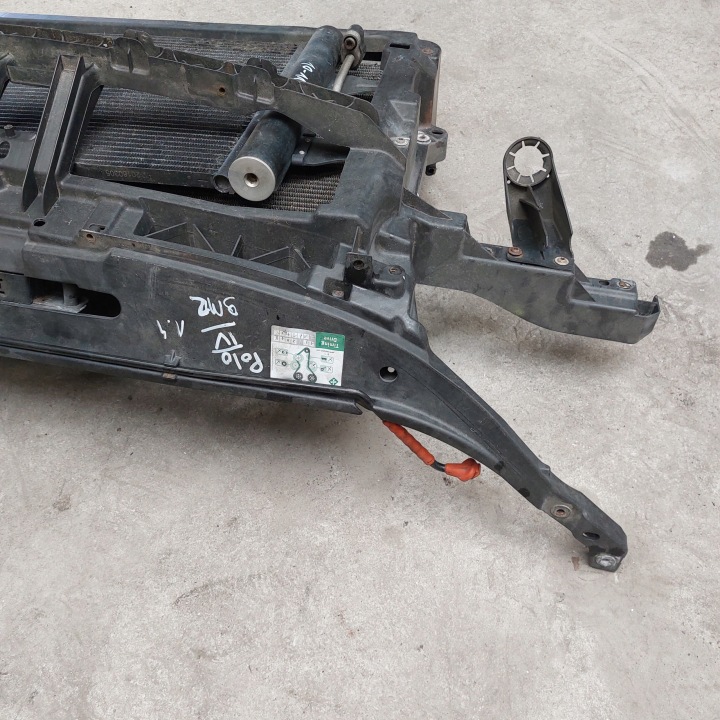 фото №5, Volkswagen polo 4 iv 9n2 1,4b pas перед + радіатор