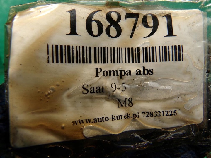 фото №9, Saab 95 9-5 fl насос abs 0273004222