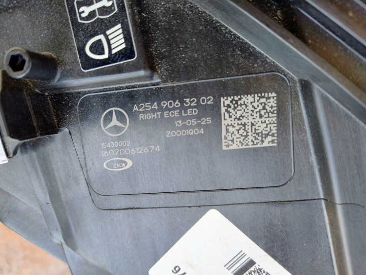 фото №12, Фара правая полный led digital mercedes glc ii 2 w254 a2549063202