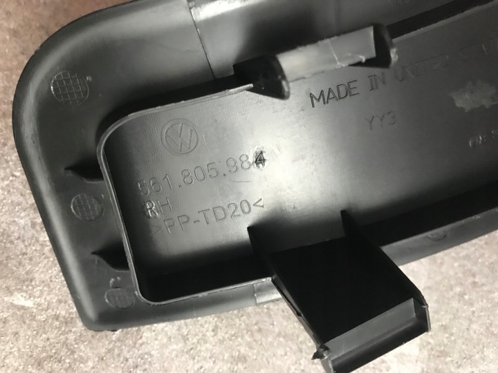 фото №8, Vw passat nms usa 11- заглушка правий перед 561 оригінальний номер