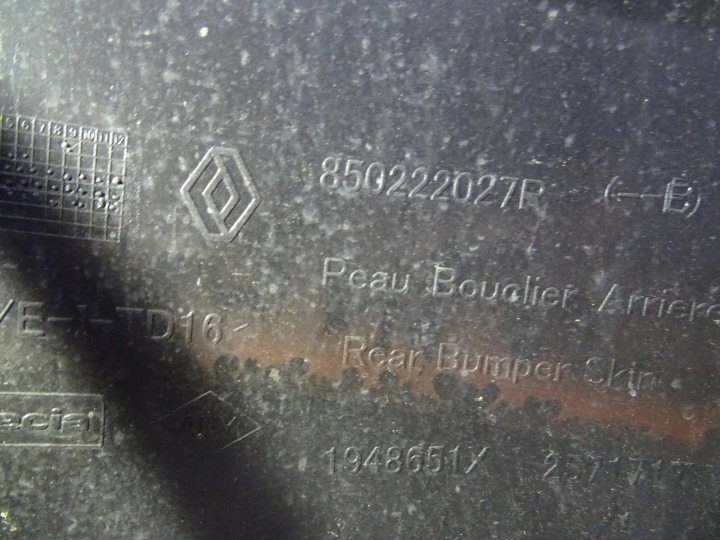 фото №14, Задній бампер dacia duster ii 17- 850222027r