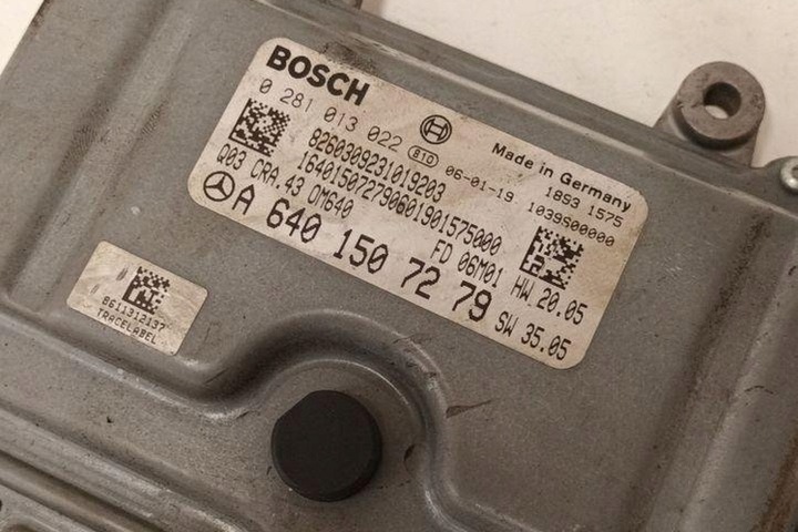 фото №9, Компьютер двигателя ecu mercedes-benz a w169 0281013022 2.0l дизель 80kw