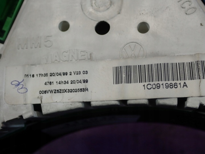 фото №5, Vw new beetle 98-05 1.9 90km спідометр  прилади 1c0919861a
