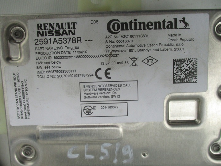 фото №10, Renault clio v радіо навігація tablet gps комплект 19-24 рік