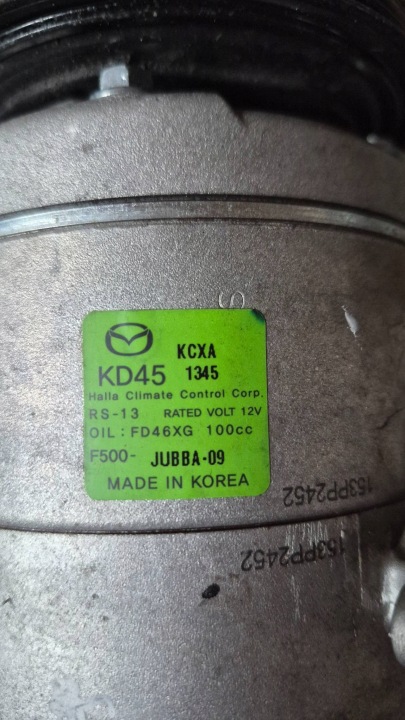 фото №7, Компрессор кондиционера ac mazda 3 iii 1.5 skyaciv