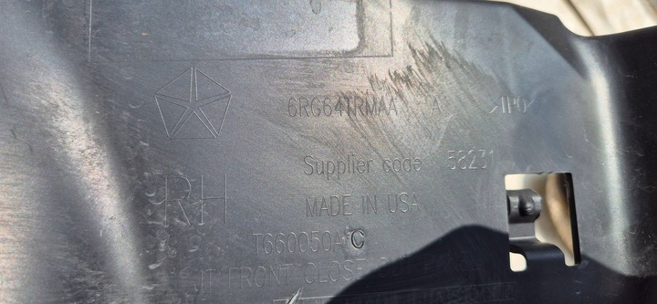 фото №13, Jeep wrangler jl 18- бампер перед балка абсорбер накладка крыльев org