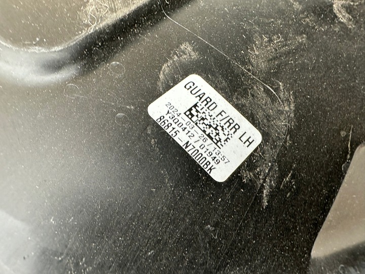 фото №9, Hyundai tucson 4 iv 20r- подкрылок левая передние левый перед 86815-n7000