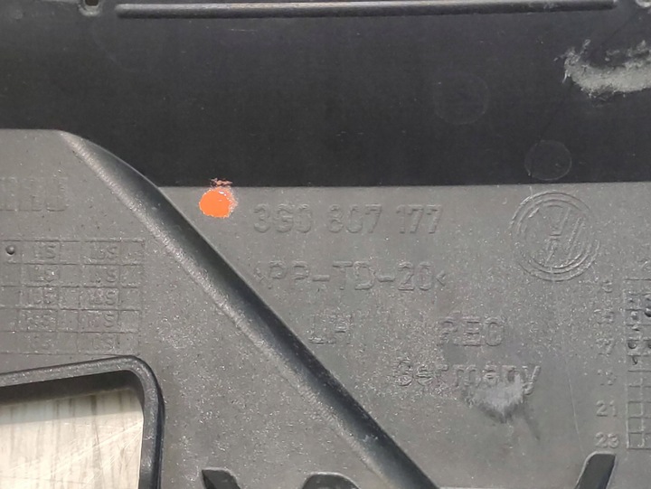 фото №7, Vw passat b8 рестайлинг ползун крепление бампера левый перед 3g0807177