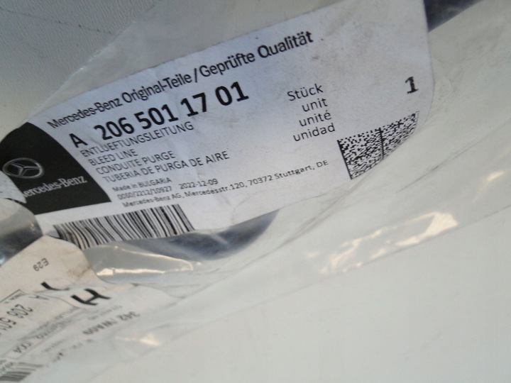 фото №8, Mercedes c клас w206 206 шланг вентиляційний, відвідний