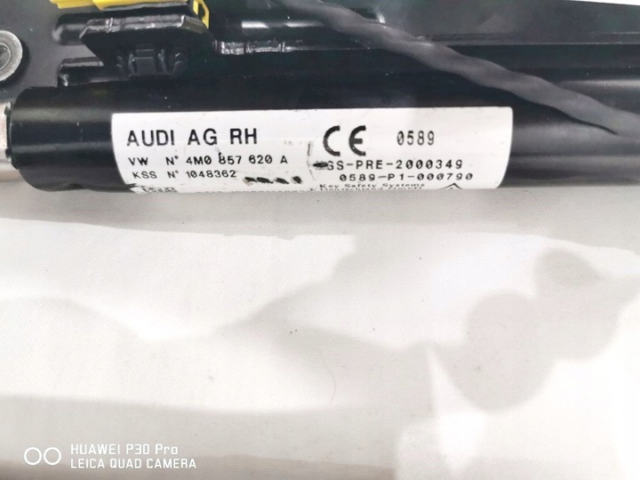 фото №5, Audi q7 4m0 передні ремені безпеки натягувачі usa / америка 4m0857705 aa