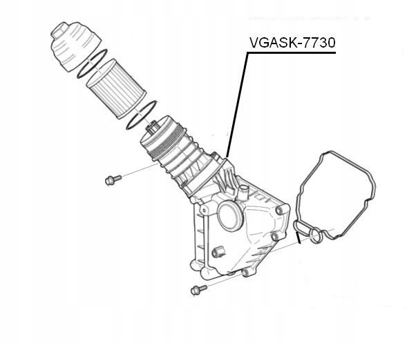 фото №11, Корпус фильтра масла volvo d5, оригинальный номер 30757730