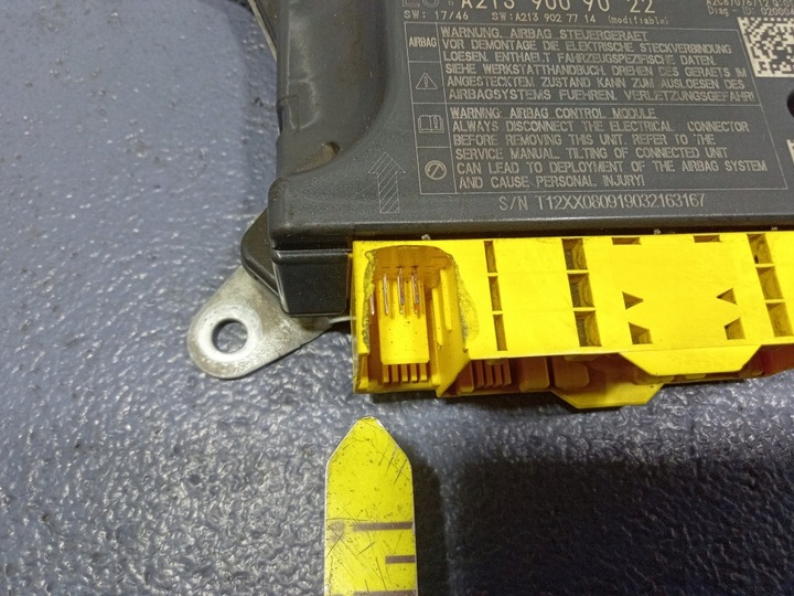 фото №5, Mercedes amg gt w290 x290 w213 модуль датчик подушка безопасности a2139009022