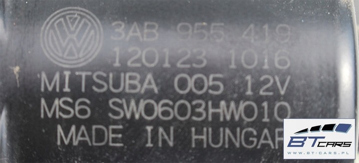 фото №14, Vw passat b6 b7 механизм дворник 3ab955023 моторчик 3ab955419 3ab 955