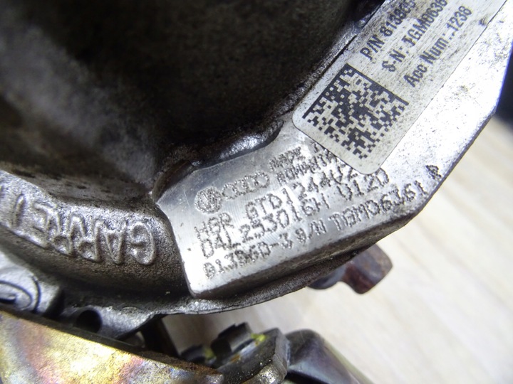 фото №10, Turbo турбина audi a3 1.6 tdi 15r 04l253016h