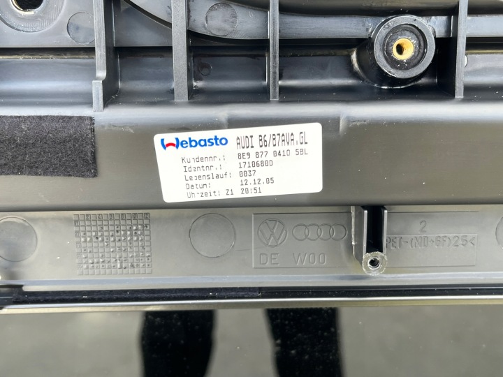 фото №8, Люк стеклянный audi a4 b6 b7 avant универсал 8e0877255b 8e9877041q 5bl