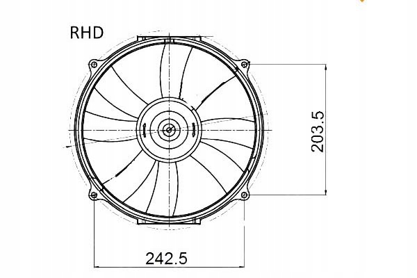 фото №1, Nrf вентилятор радіатор db c/e-klasa w202/210