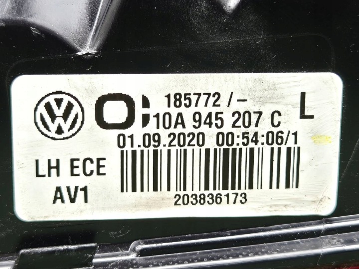 фото №10, Vw id.3 id3 19- фара задняя левая iq light красивая 10a945207c