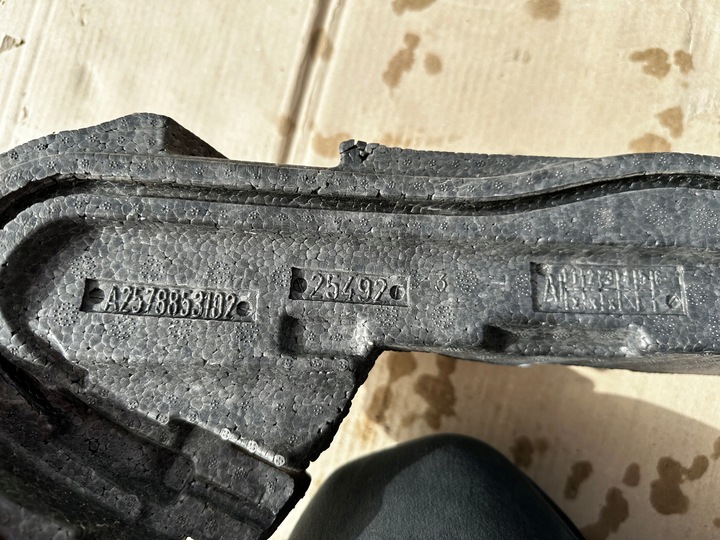 фото №12, Mercedes-benz оригінальний номер a2578853102 абсорбер пінополістирол бампера